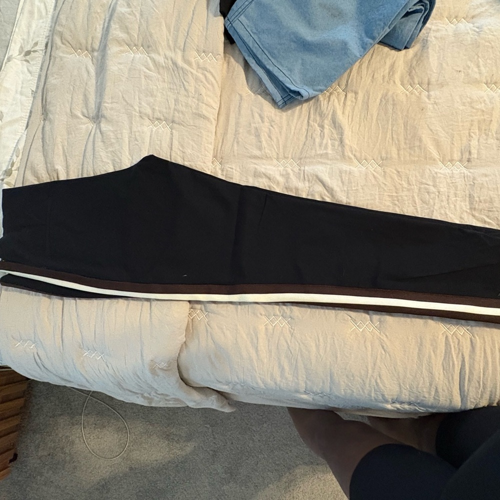 A New Day Black Pants with White Accents